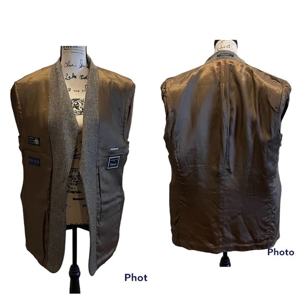 Ralph Lauren Suit Jacket Blazer Sport Coat Brown Size 42S Business office - Picture 11 of 15